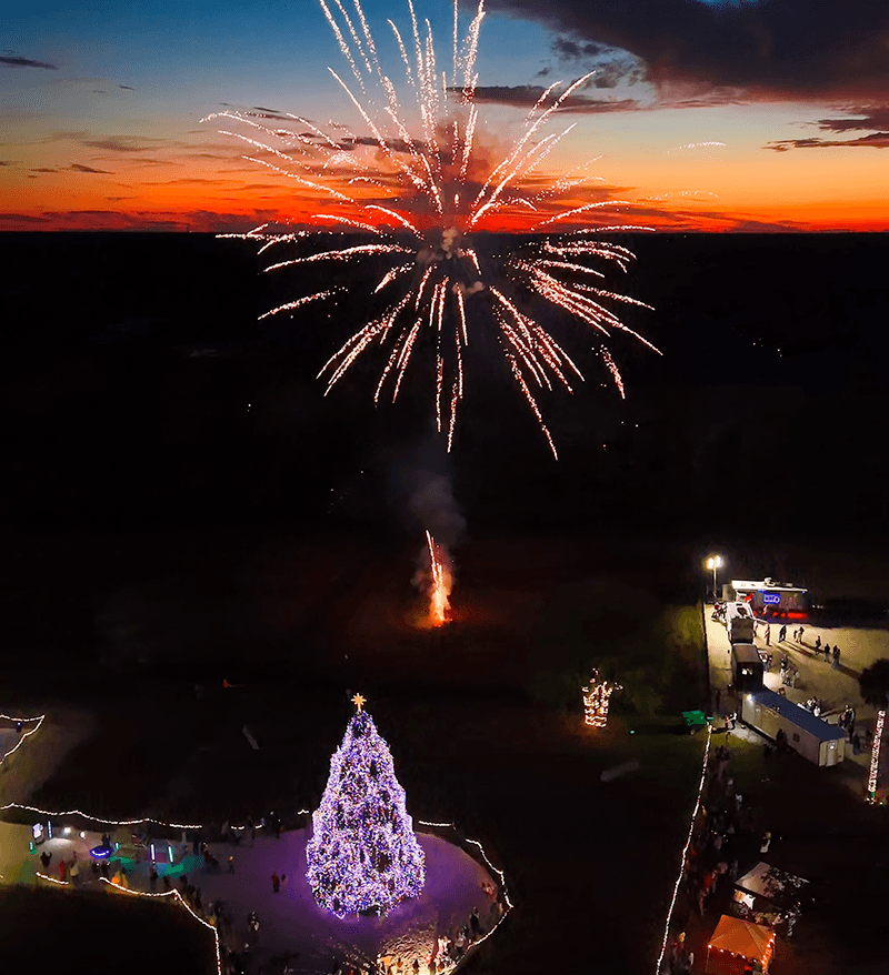Nightly Fireworks | Christmas Experience | St. Augustine, FL